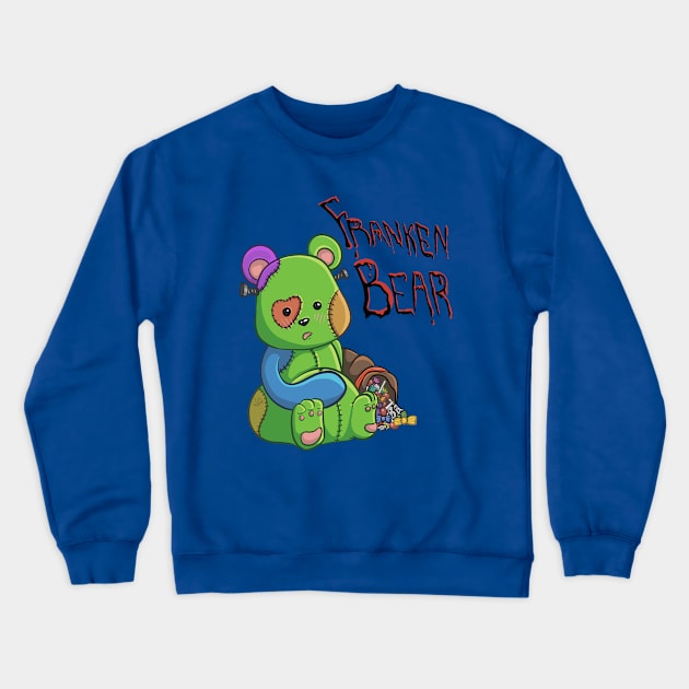 Franklen Bear (BB) Crewneck Sweatshirt by MB's Workshop